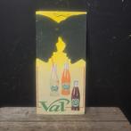 Val frisdranken blikken reclamebord '68, Ophalen of Verzenden, Zo goed als nieuw, Reclamebord