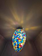 Oosterse glas mozaiek marrakech hanglamp zga nieuw, Huis en Inrichting, Ophalen of Verzenden, Zo goed als nieuw, Glas