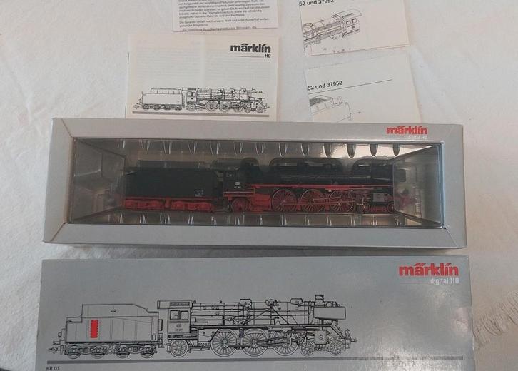 Märklin 37952 BR03 Digitaal, Hobby en Vrije tijd, Modeltreinen | H0, Locomotief, Wisselstroom, Märklin, Ophalen of Verzenden