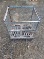 Stalen krat met kunststof pallet - demonteerbaar, Tuin en Terras, Ophalen