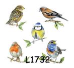 Servetten decoupage/bullet journal * vogels L1732, Verzenden, Nieuw, Materiaal