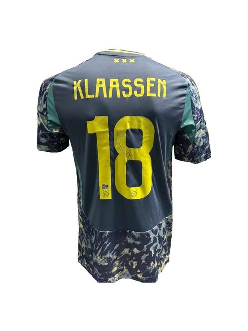 ACTIE 1+1 Davy Klaassen gesigneerd AFC Ajax 24/25 Uit Shirt, Verzamelen, Sportartikelen en Voetbal, Zo goed als nieuw, Shirt, Ajax