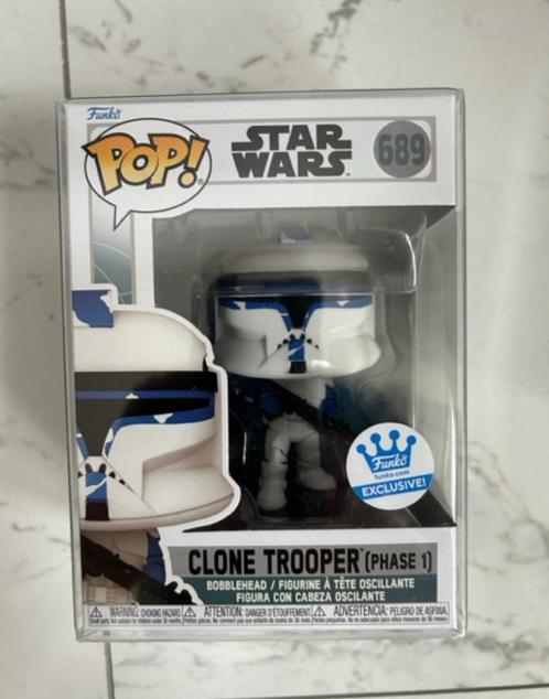 Funko Pop! Star Wars: Clone Trooper Phase 1 Funko Exclusive, Verzamelen, Star Wars, Nieuw, Actiefiguurtje, Ophalen of Verzenden