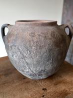 Unieke Rustiek Robuuste echt oude Franse pot - kruik Patina, Ophalen of Verzenden