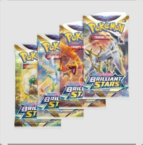 Pokèmon packs van de set brilliant stars., Hobby en Vrije tijd, Verzamelkaartspellen | Pokémon, Nieuw, Meerdere kaarten, Ophalen of Verzenden