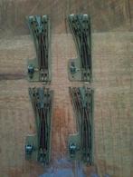 Hornby Dublo Wisselrails Links - 4 Stuks, Overige merken, Gebruikt, Rails, Ophalen of Verzenden
