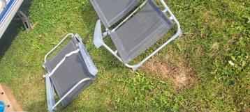 Lage camping relaxstoel 2 stuks beschikbaar voor biedingen