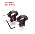 2x Scope mounts  voor 11mm rail en 25mm buisdiameter, Ophalen of Verzenden, Nieuw