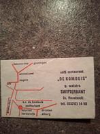 Suikerzakje Café Restaurant De Kombuis Swifterbant, Ophalen of Verzenden, Nederland