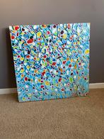 Schilderij Keukenhof, Antiek en Kunst, Ophalen