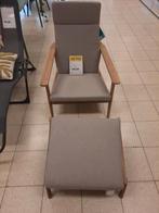 Lounge fauteuil Jura met voetenbankje, Ophalen, Zo goed als nieuw
