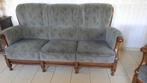 Senioren bank met 2 fauteuils, Hout, 150 tot 200 cm, Driepersoons, 75 tot 100 cm