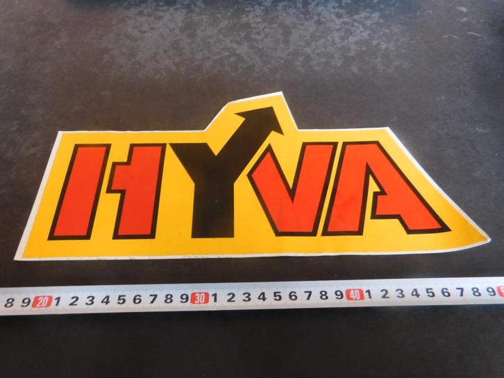 sticker HYVA logo, Verzamelen, Stickers, Zo goed als nieuw, Ophalen