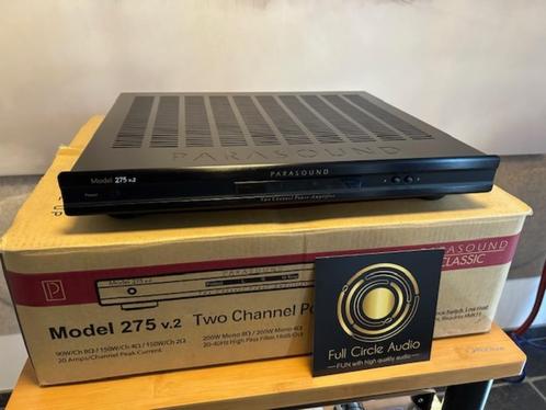 Parasound  new Classic 275-v2 + garantie, Audio, Tv en Foto, Versterkers en Receivers, Zo goed als nieuw, Stereo, 60 tot 120 watt