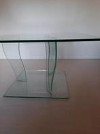 Glazen salontafel te koop., Huis en Inrichting, 50 tot 100 cm, Minder dan 50 cm, Glas, Gebruikt