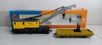 Strukton Zware Kraan plus wagon met Gieksteun (05), Hobby en Vrije tijd, Gelijkstroom, Wagon, Ophalen of Verzenden, Roco