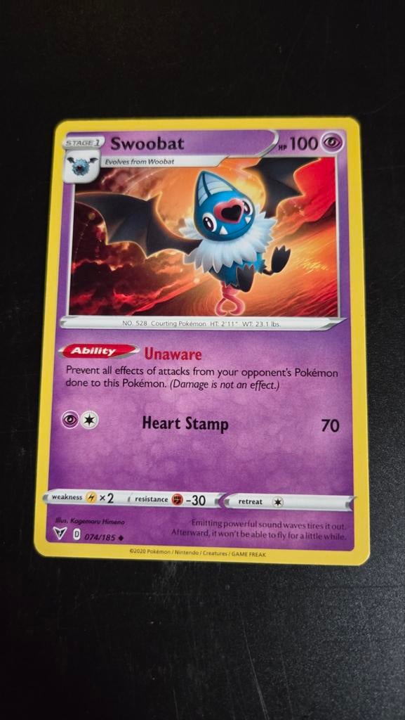 Swoobat 074/185 Vivid Voltage - Goede Staat, Verzenden, Zo goed als nieuw, Losse kaart