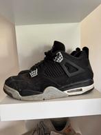 Jordan 4 ‘Black Canvas’ 43, Kleding | Heren, Schoenen, Ophalen, Zo goed als nieuw, Zwart