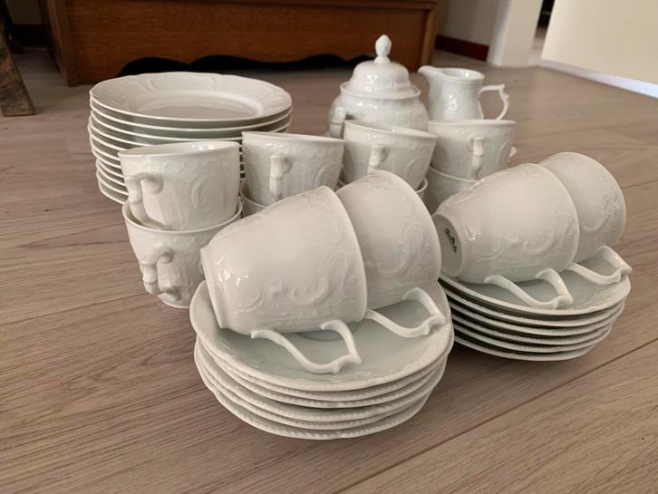 Rosenthal Sansoucci 12-delig Servies weiss/wit, Huis en Inrichting, Keuken | Servies, Zo goed als nieuw, Compleet servies, Overige stijlen