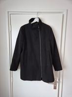 Zwarte stoffen winterjas maat m, Maat 38/40 (M), Mango, Zwart, Ophalen of Verzenden