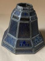 Amsterdamse School glas in lood gebrandschilderd kapje, Antiek en Kunst, Ophalen of Verzenden