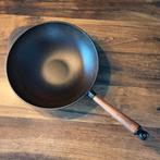 Skeppshult gietijzeren wokpan, Huis en Inrichting, Keuken | Potten en Pannen, Ophalen of Verzenden, Zo goed als nieuw, Gietijzer