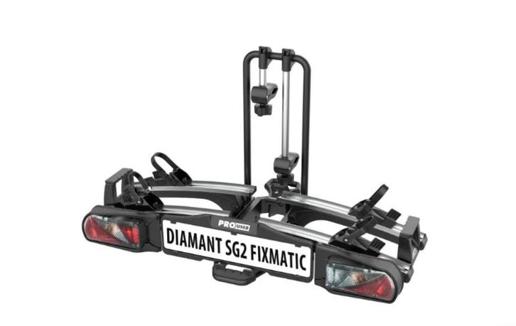 Pro User Diamant SG2 FixMatic | FIX4BIKE Fietsendrager |, Auto diversen, Fietsendragers, Nieuw, Trekhaakdrager, 2 fietsen, Brede banden
