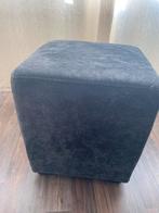 Grijze Stoffen Poef Vierkant, Ophalen, Gebruikt, Vierkant, Stof