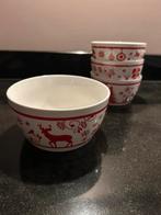 4 kerst schaaltjes HEMA, Huis en Inrichting, Gebruikt, Ophalen of Verzenden, Schaal of Schalen, Overige stijlen