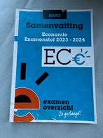 Samenvatting Economie Examenstof 2023-2024 HAVO, Ophalen of Verzenden, Zo goed als nieuw