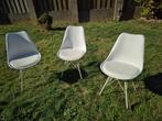mooie witte kuipstoelen, Ophalen, Gebruikt, Kunststof, Stapelbaar