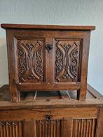 Laat-gotische eikenhouten kist, 16e eeuw, Ophalen of Verzenden