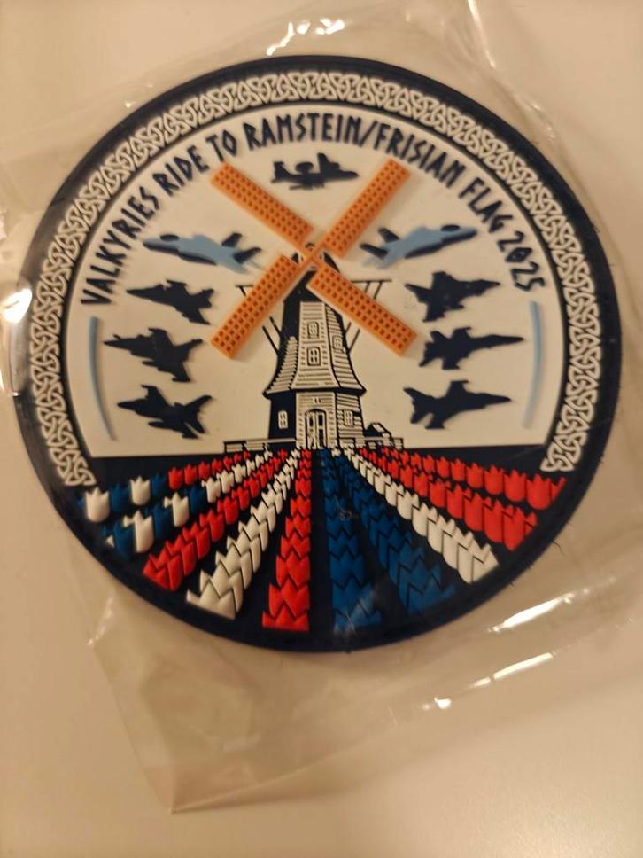 Valkyries Rammstein Frisian Flag Patch, Kleding | Heren, Stropdassen, Zo goed als nieuw, Met patroon, Overige kleuren, Ophalen of Verzenden