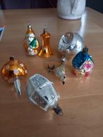 OUDE GLAZEN KERST VERSIERING,  ALLES HEEL  INCL HANGERS, Diversen, Kerst, Ophalen of Verzenden, Zo goed als nieuw