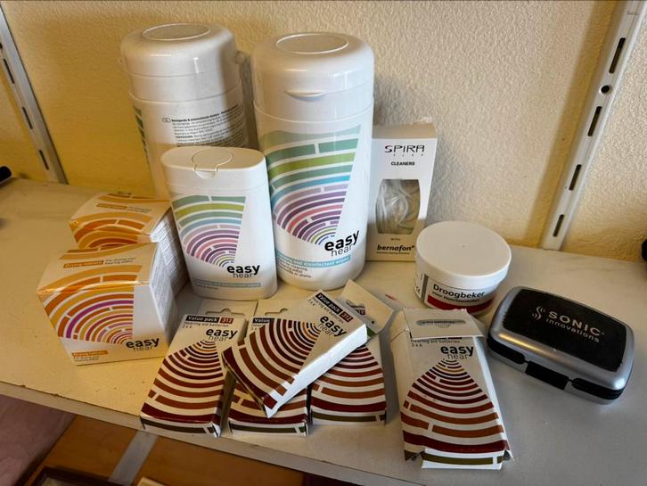 Set gehoorapparaat accessoires, Sport en Fitness, Gezondheidsproducten en Wellness, Zo goed als nieuw, Ophalen of Verzenden