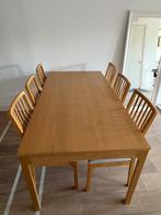 IKEA Ekedalen 180 240x90 - with 6 chairs, Huis en Inrichting, Ophalen, Eikenhout, 50 tot 100 cm, Zo goed als nieuw