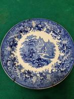 wandbord montagne P. antiek delfts blauw, Huis en Inrichting, Woonaccessoires | Wanddecoraties, Ophalen of Verzenden, 'T Olde Gre-j