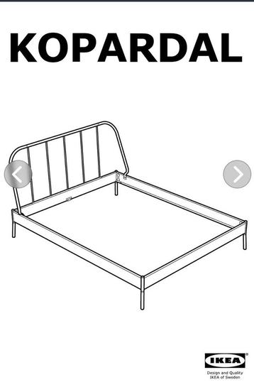 Ikea Kopardal bedframe 160x200 - Vrijdag/Zaterdag ophalen! - afbeelding 2