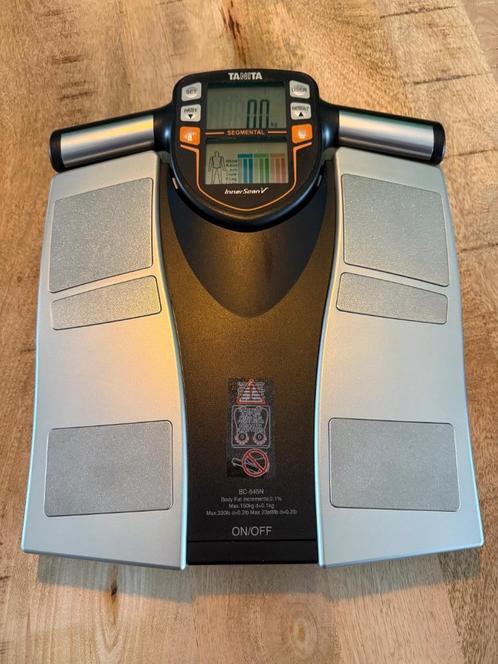 Tanita BC-545N - Weegschaal met lichaamsanalyse, Witgoed en Apparatuur, Weegschalen, Gebruikt, Digitaal, Personenweegschaal, 1 tot 500 gram