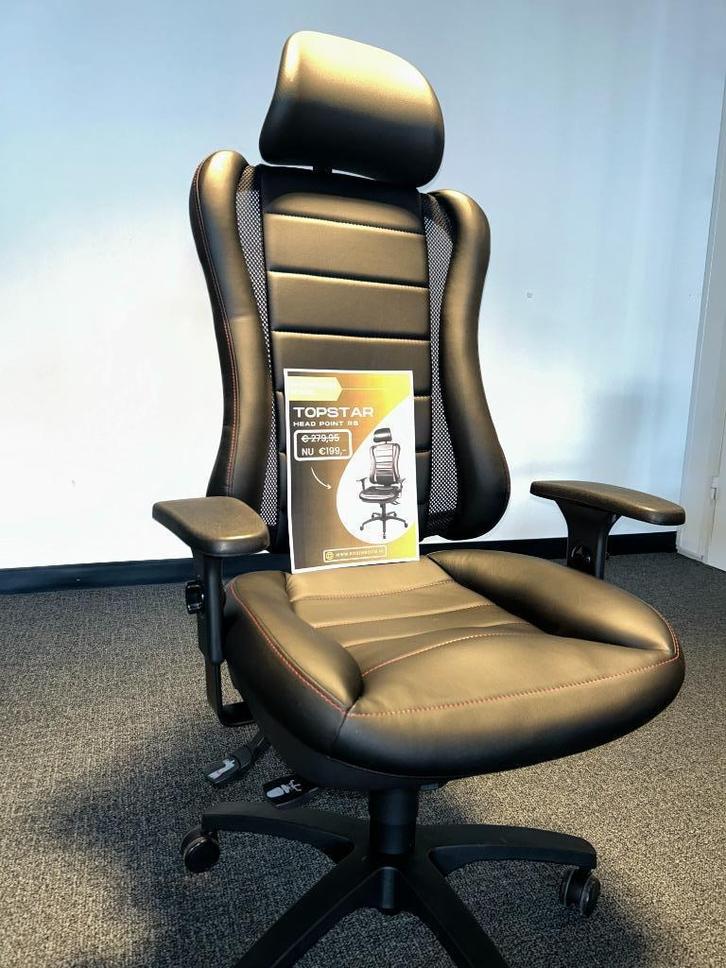 Bureaustoel Topstar Head Point RS zwart NIEUW (Showmodel), Huis en Inrichting, Bureaustoelen, Nieuw, Bureaustoel, Zwart, Ergonomisch