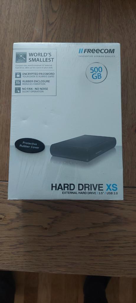 Freecom Externe HDD 500GB - Nieuw!, Computers en Software, Harde schijven, Nieuw, Server, Extern, HDD, USB, Ophalen of Verzenden