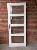 Binnendeur met glas, Doe-het-zelf en Verbouw, Deuren en Horren, Ophalen, Gebruikt, 80 tot 100 cm, Binnendeur