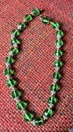 Prachtige Oude Halsketting van Glas, Ophalen of Verzenden, Overige materialen, Ketting