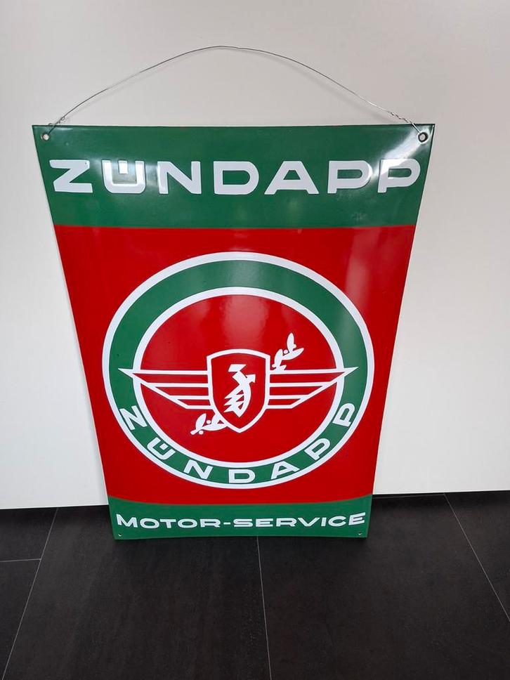 Zundapp Motor-Service Emaille Reclamebord, Verzamelen, Merken en Reclamevoorwerpen, Ophalen