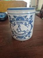 Delft's blauw stroopwafel pot, Ophalen of Verzenden
