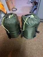 2 Slaapzakken - Groen, Caravans en Kamperen, Ophalen of Verzenden, Zo goed als nieuw