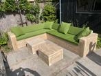 Robuuste Loungeset Steigerhout Loungebank Tuinset Tuinbanken, Tuin en Terras, Verzenden, Steigerhout, Nieuw, Eettafel