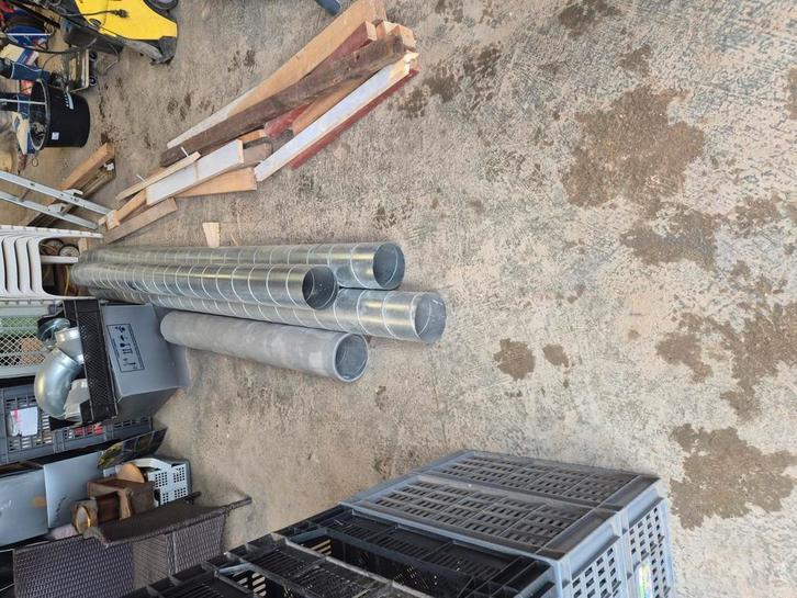 Spiralo buis met toebehoren, Doe-het-zelf en Verbouw, Metalen, Zo goed als nieuw, Ophalen