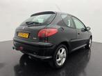 Peugeot 206 1.4 Air-line Airco, Voorwielaandrijving, 4 cilinders, Zwart, Origineel Nederlands