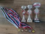 Prijsbeker, troffee, wedstrijd beker, medailles dansen, Ophalen of Verzenden, Overige materialen